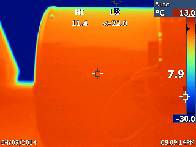 Rear of OTA against night sky