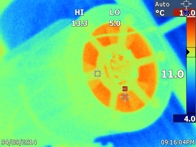 Rear of OTA against observatory roof